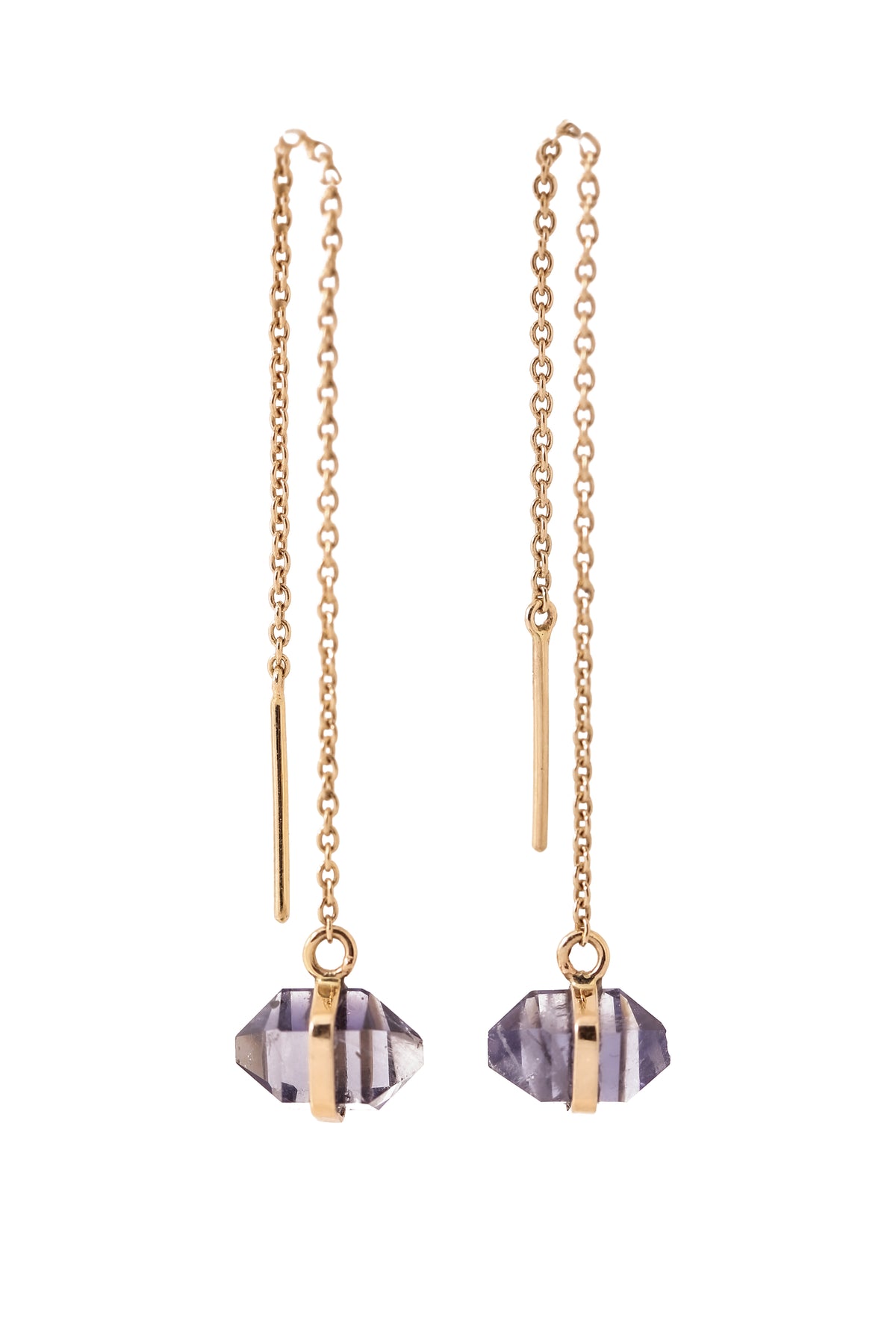 Iolite Threader Earrings Earrings E3185GIOL