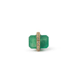 Diamond Wrapped Baguette Stud (half pair) Emerald Earrings E3195GEM-5_05329a09-b565-45f2-954e-427304c01a35