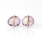 Large Bezel Wrapped Freeform Amethyst Stud Earrings Earring E3212GAMEcopy_1d61eb44-c90f-4dfd-ac16-6a5afd0293b1