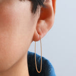 Elliptical Hoops Earrings EHG-2