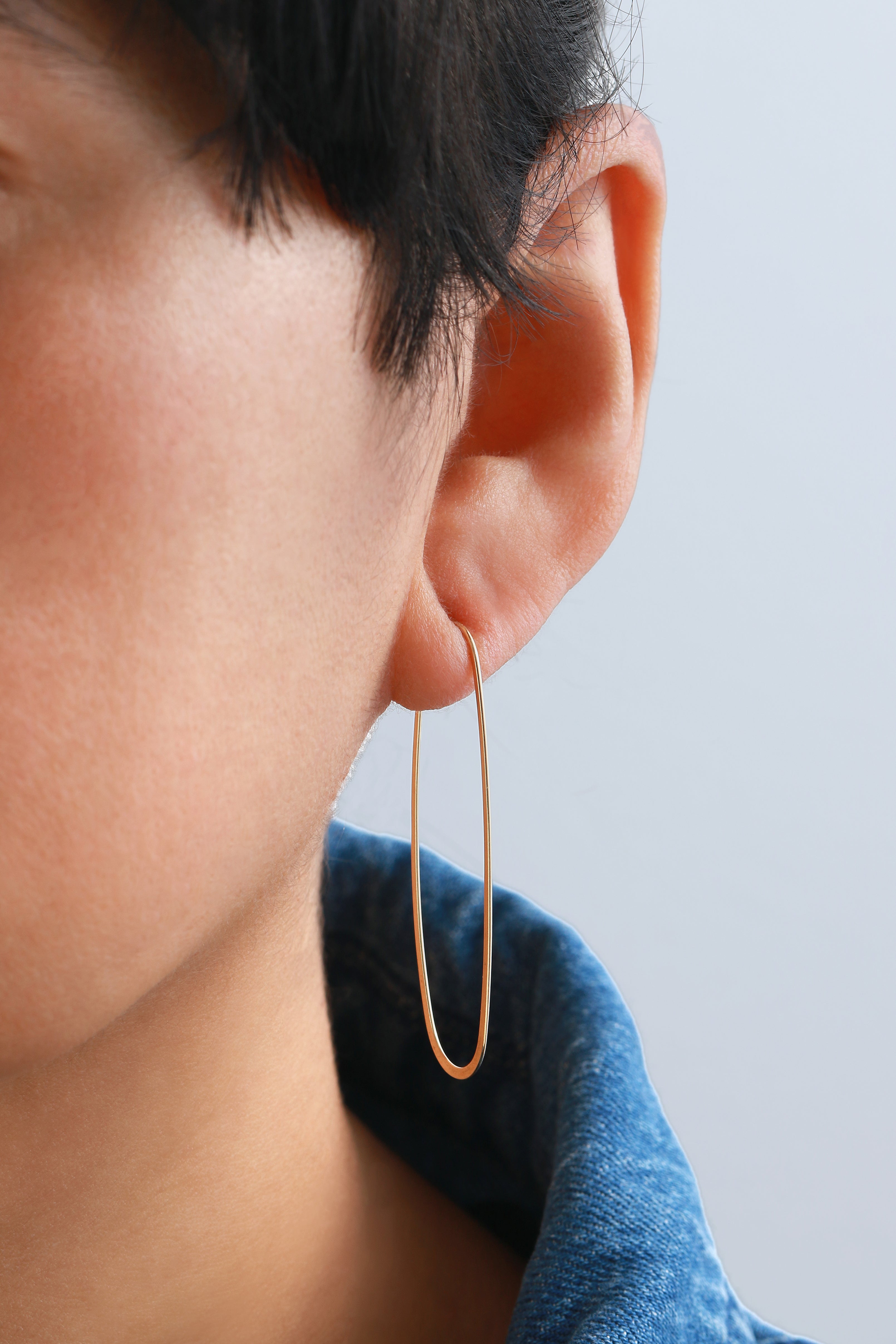 Elliptical Hoops Earrings EHG-2