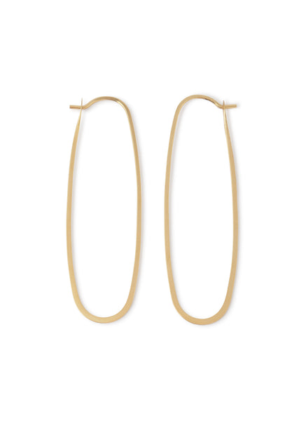 Elliptical Hoop Earrings – Melissa Joy Manning Inc.