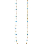 Enamel Bead Necklace by Hayley K.S. Fine Blue Bead NECKLACE HS_BLUENECK_4f7b3b59-db11-4691-97e2-c1feb70c4ea4