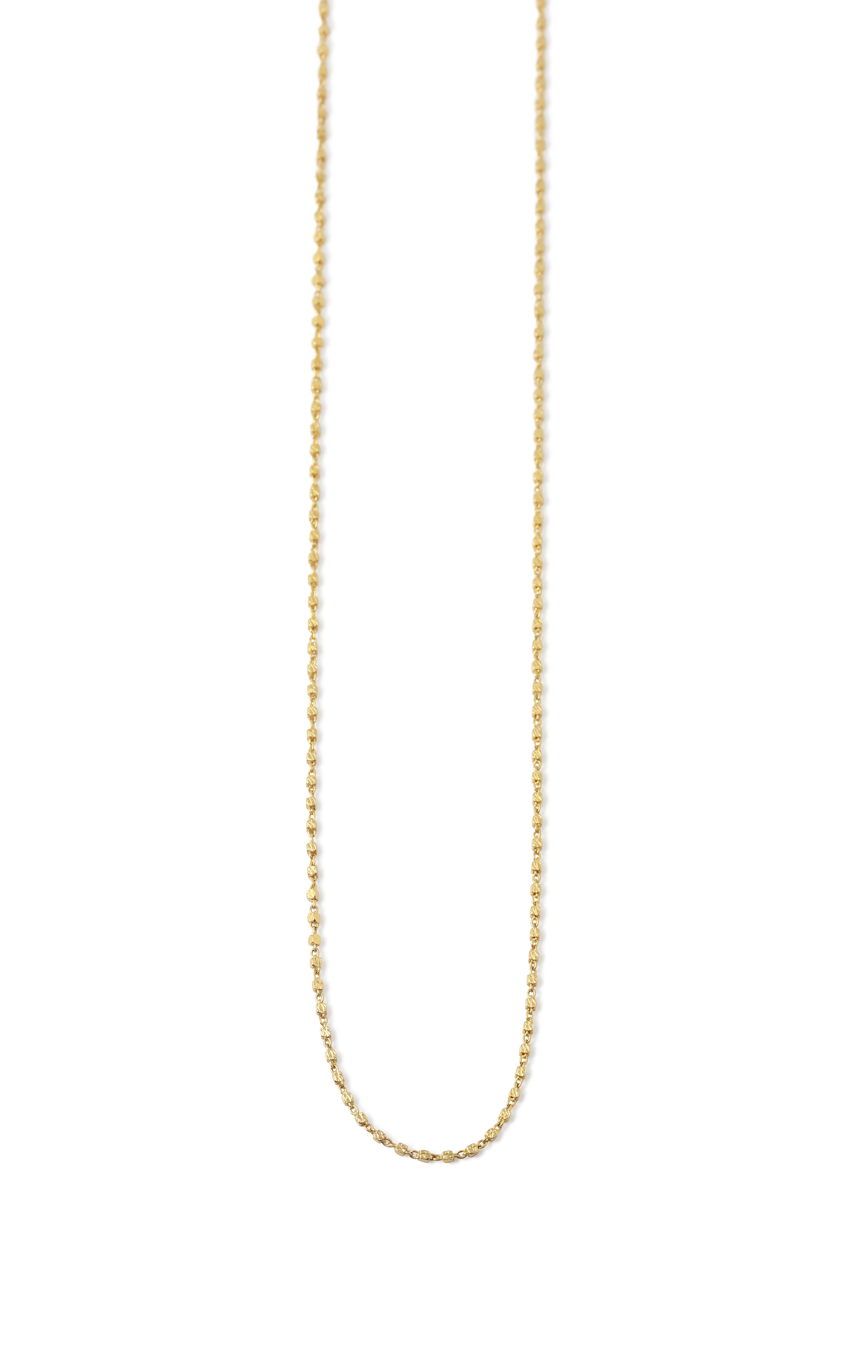 Gold Nugget Chain Necklace by Hayley K.S. Fine NECKLACE HS_NUGGCHAIN