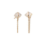 Mother of Pearl Chain Wrap Earrings Earrings IMG_2287