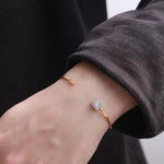 Blue Opal Cuff Bracelet Bracelets LB940G-1