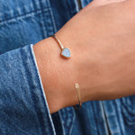 Blue Opal Cuff Bracelet Bracelets LB940G-6