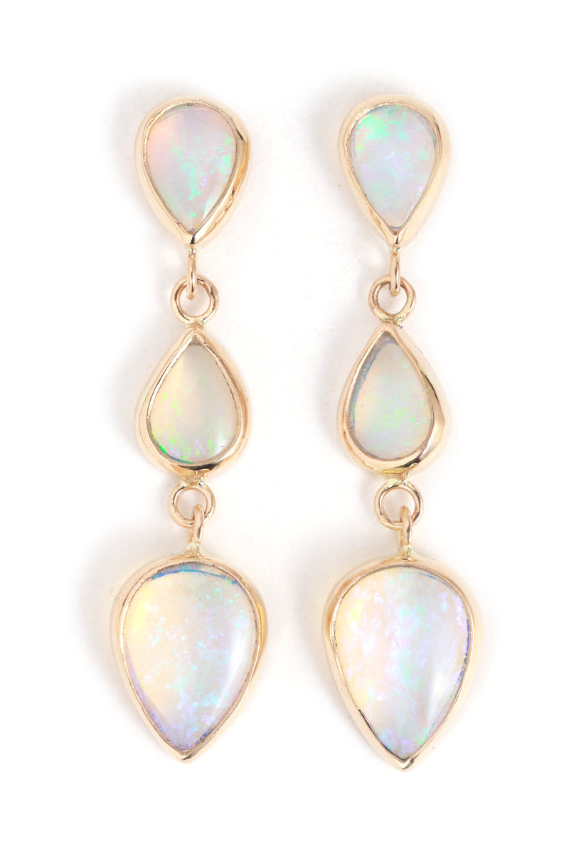 Coober Pedy Australian Opal Drop Earrings Earrings LE3040