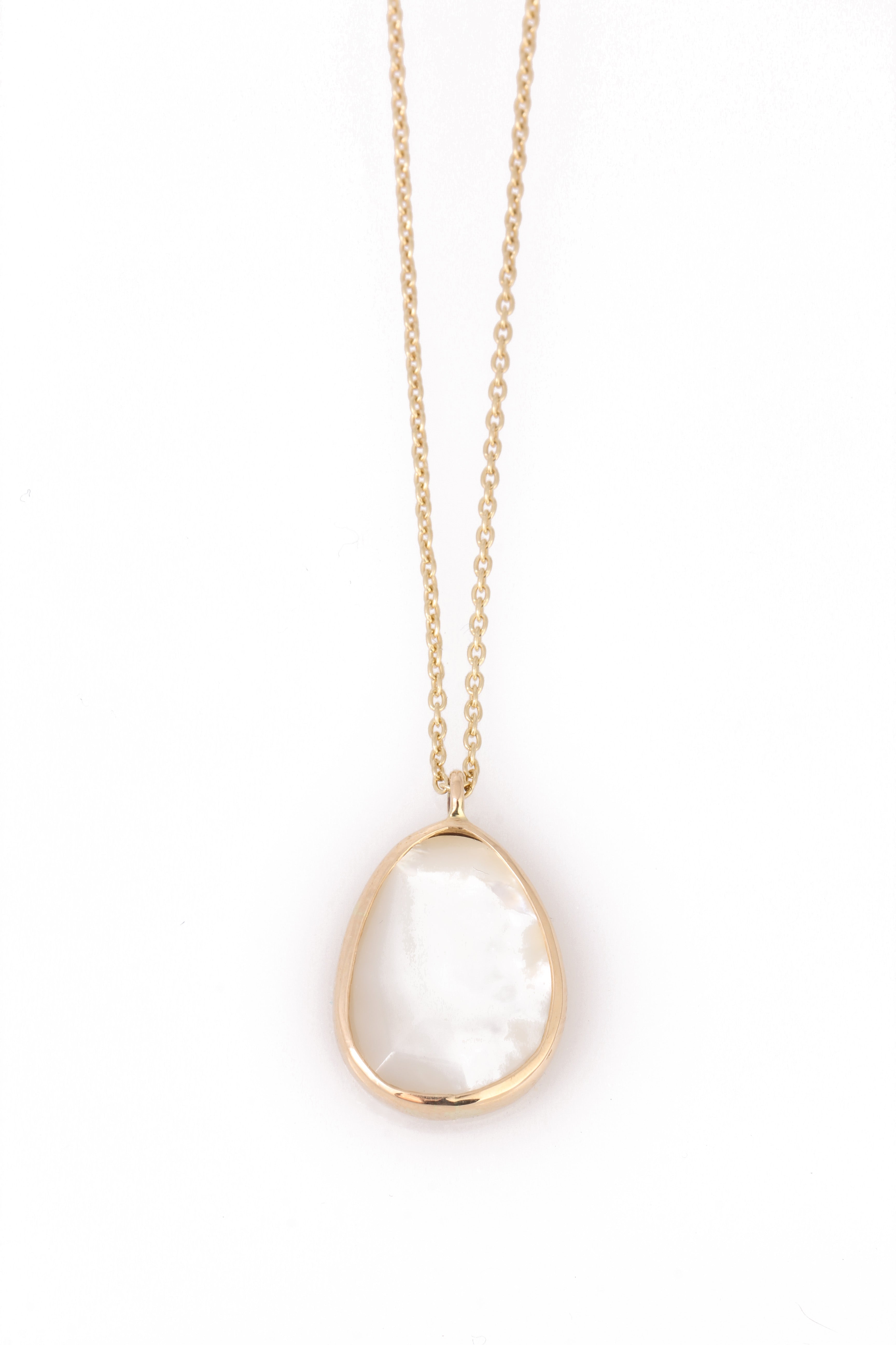 Large Freeform Mother of Pearl Necklace Necklaces LN2077GMOPcopy