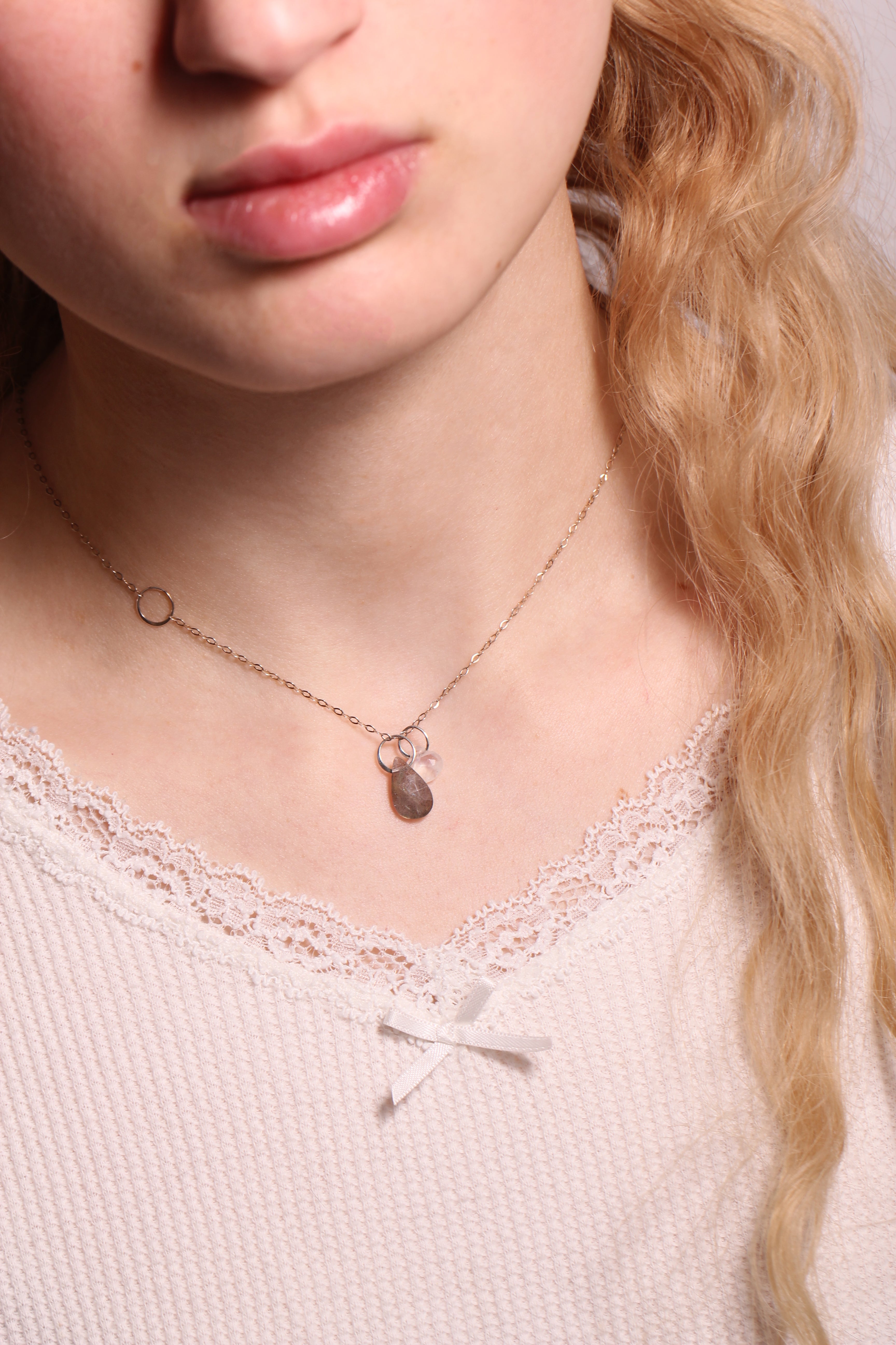 Labradorite and Moonstone necklace Necklaces N1831LABOMCOPY