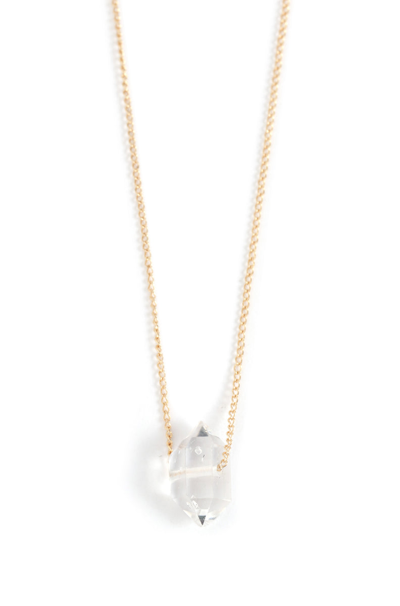 Floating Herkimer Necklace Necklaces N2159