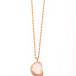 Rainbow Moonstone Crescent Moon Pendant Necklace N2213GRMSCOPY