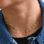 Round Link Chain Necklace Necklaces N300G-3