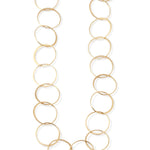 Round Link Chain Necklace gold Necklaces N300G