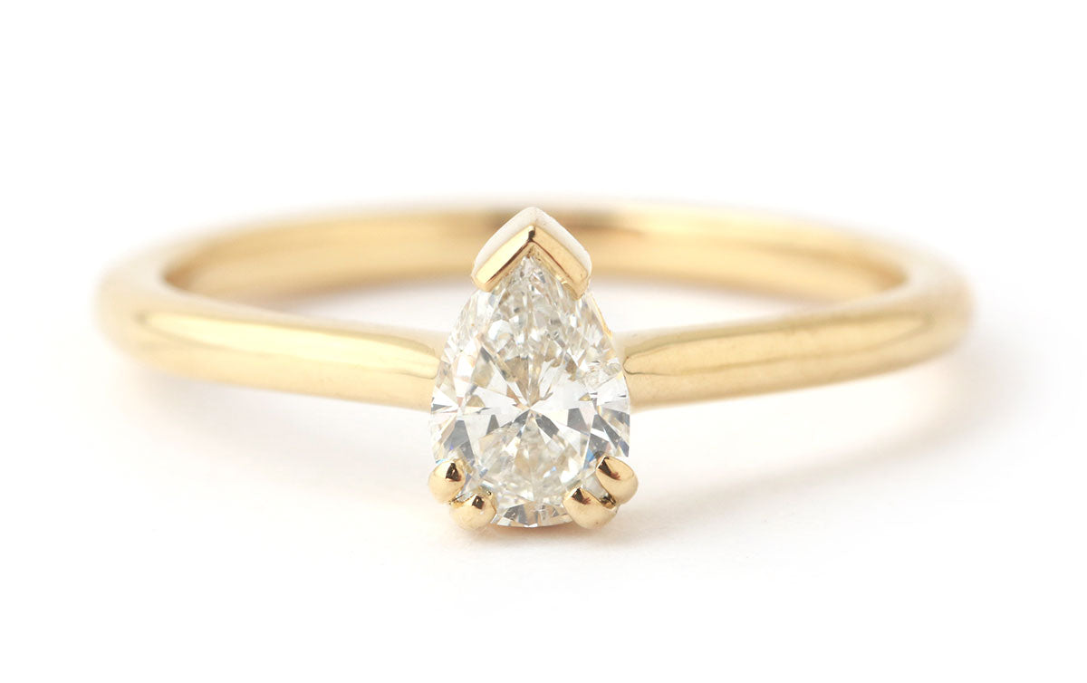 0.41 Carat Pear Cut Diamond Ring Rings OFK4408-ecom_7d4d6536-1ae5-40e1-835d-8370ab7f9024