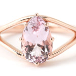Pink Morganite Eye ring Rings OFK4413-ecom