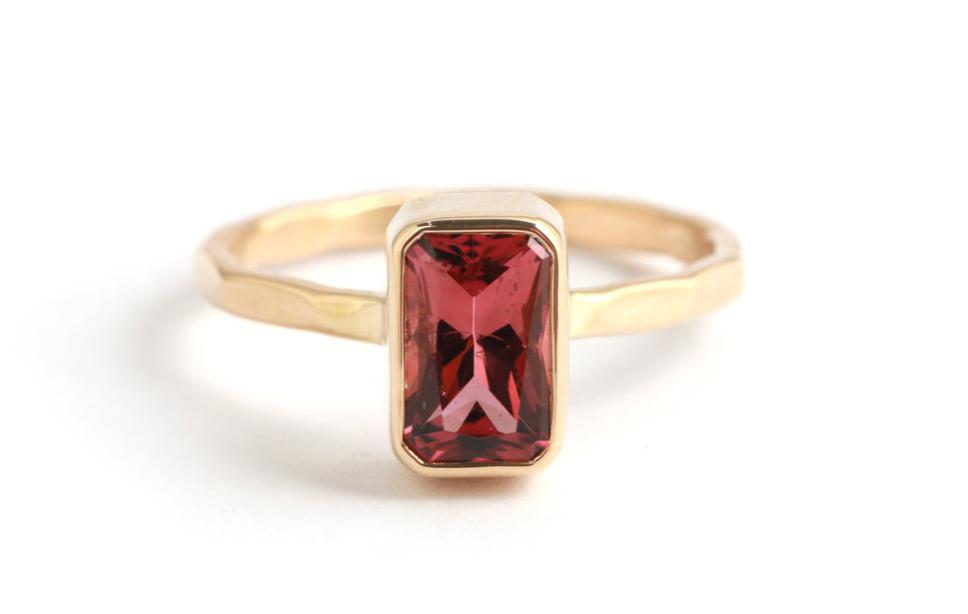 1.26 carat Deep Pink Tourmaline Ring Rings OFK4446_16da217c-ddb4-40be-83c6-373e961676bd