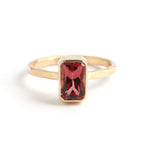 Emerald Cut Pink Tourmaline Ring Rings OFK4446_2c670067-a151-458e-9686-4f10c54795f4