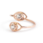 Rose Gold Danburite Spiral Ring BFCM Stock Ring OFK4448-2_3a7cd180-9e8b-4f95-bcb6-16c61f511ee6