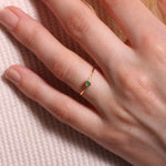 Solo Emerald Ring Stock Ring R1138GEM-OM