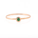 Solo Emerald Ring Stock Ring R1138GEM