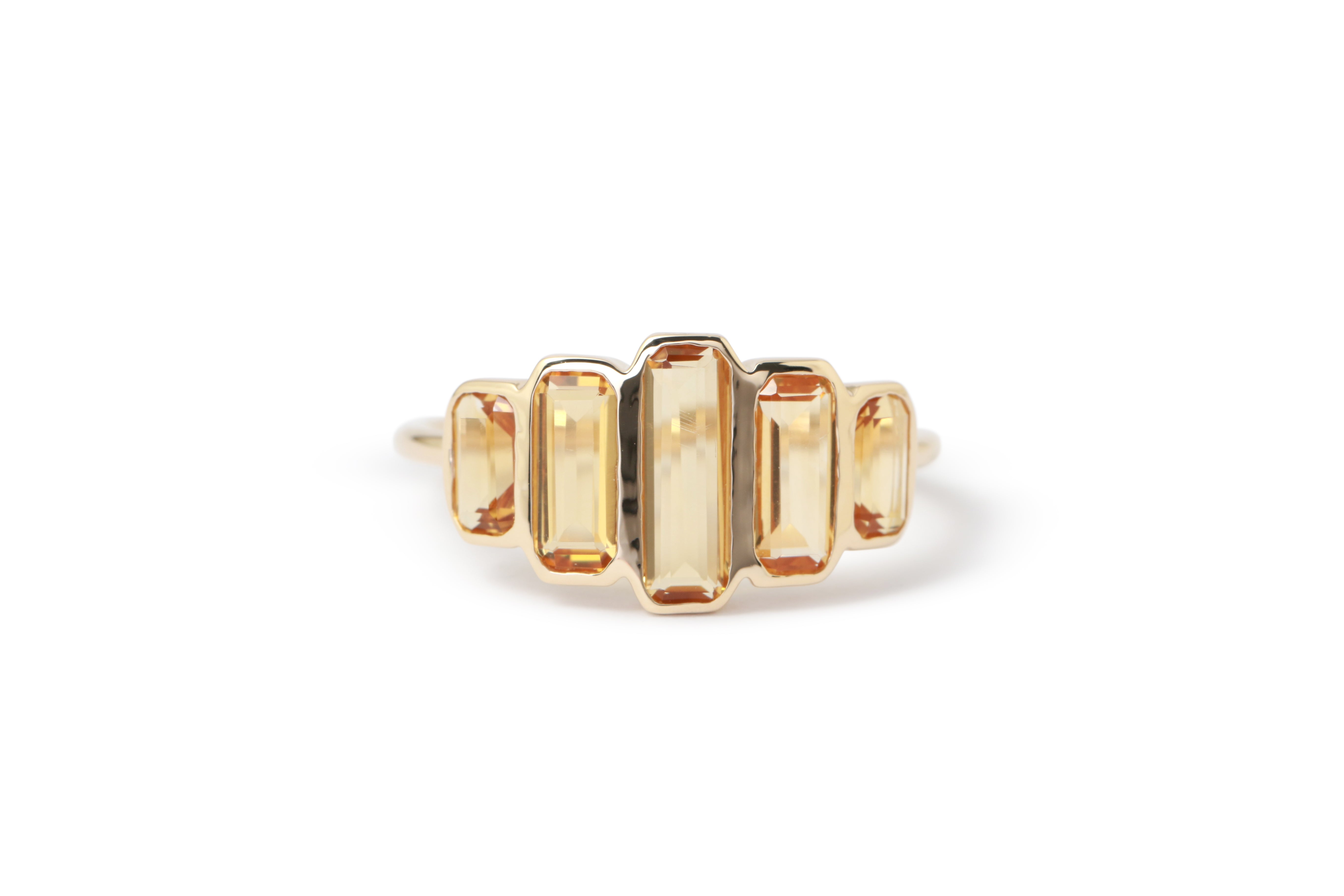 Ladder Guide Rings Cityscape Citrine Ladder Ring – Melissa Joy Manning Inc.