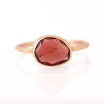 Freeform East-West Rhodolite Garnet Ring BFCM Stock Ring R1325GGARcopy