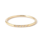 Petite 5 Diamond Band Stock Ring SJ_2D-2