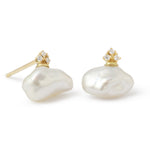 Balloon Pearl Stud Earrings by Shinkai EARRING SK_balloon