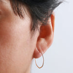 1 Inch Octagon Hoops Earrings SOCTHS-5