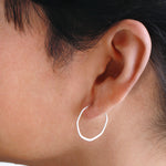 1 Inch Octagon Hoops Earrings SOCTHS