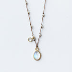 You and Me Necklace by See Real Flowers NECKLACE SRFYMRMN-RNBW-1