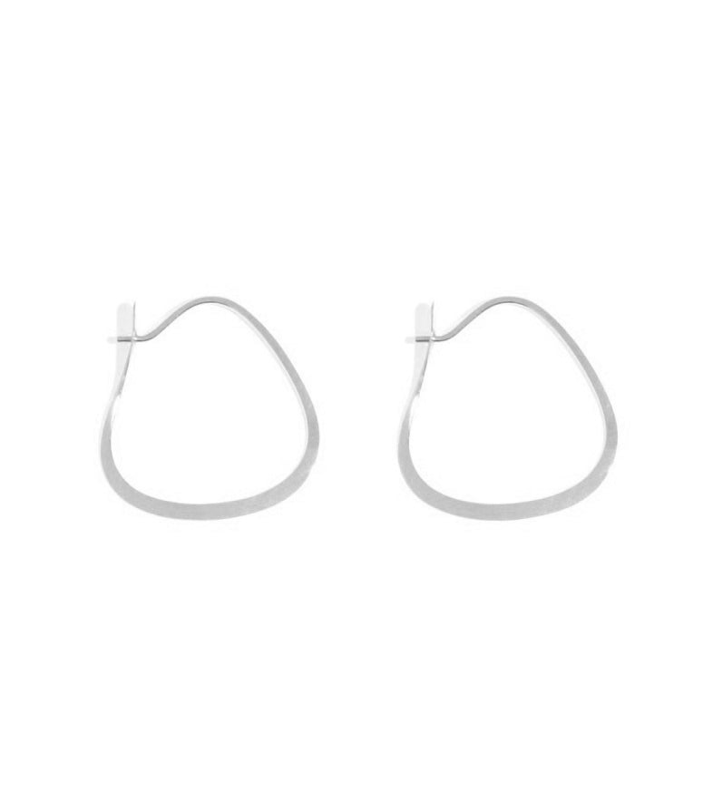 7/8 Inch Triangle Hoops Silver Earrings STH_e39b92ca-f3e1-40ae-aa90-5db6155bfb95