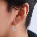 Small aquamarine drop earring Soft_Aquamarine_Gold_Earring_Portrait