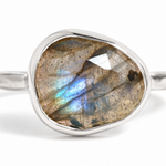 Freeform East-West Labradorite Ring Sterling silver Stock Ring Sterling_Silver_Labradorite_Ring