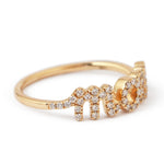 Pave Diamond "Mom" Ring by Tiffany Yan Stock Ring TY_2040DIA-2_99a67b5b-1880-48ef-af00-a99dd94998ea