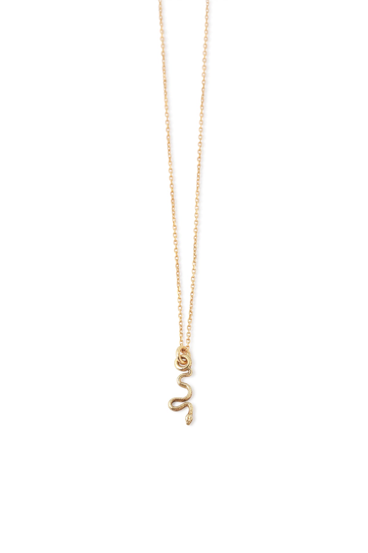 Itty Bitty Snake Charm Necklace by Talon T_IBSNAKEP