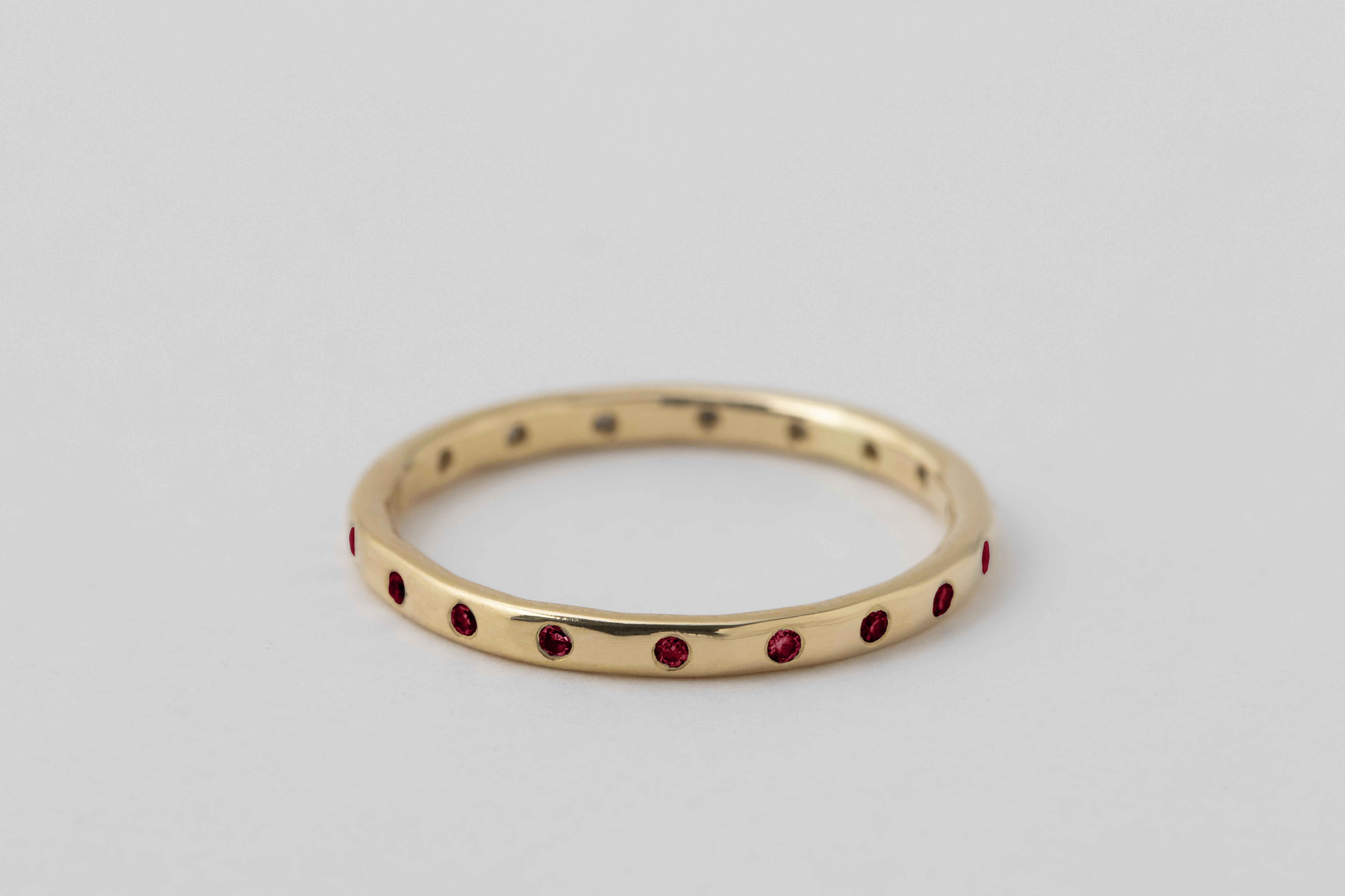 Flush Set 18 Ruby Band - 14k Yellow Gold HIDDEN Yellow_Top_WD_LR390G.CR2_RD_14K