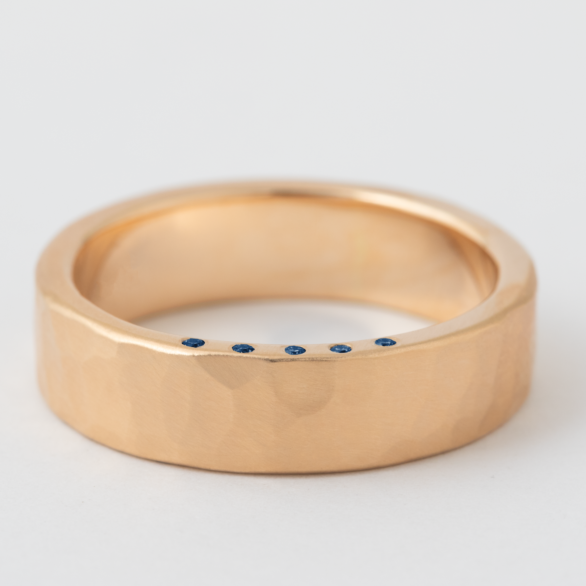 6mm Thick Sapphire Edge Band - 18k Rose Gold Default Title HIDDEN b43e9f9e2d771a1599e9b165bf8d8587d69670b26fc2e03fd3d997226129fcf8