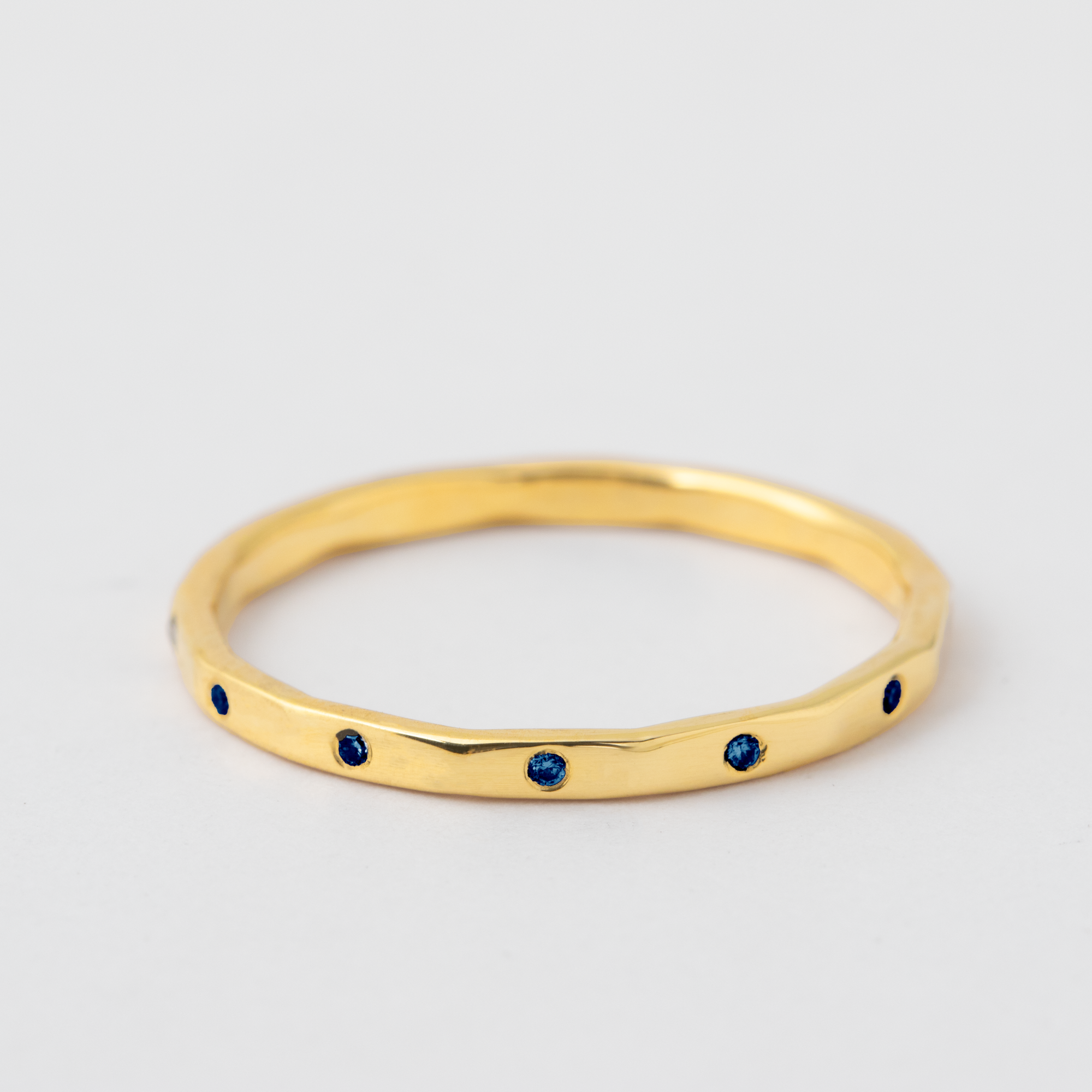 12 Blue Sapphire Band - 18k Yellow Gold Default Title HIDDEN d1a1ca6312835a8af5362abfc2d6747d16aeb333a182ecea9cc29fc7d9a71e27