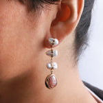 Pearl and Lace Agate Drop Earrings EARRINGS le3008G-3_0cb8adc1-aacc-4cd5-9f34-fafc093d686f