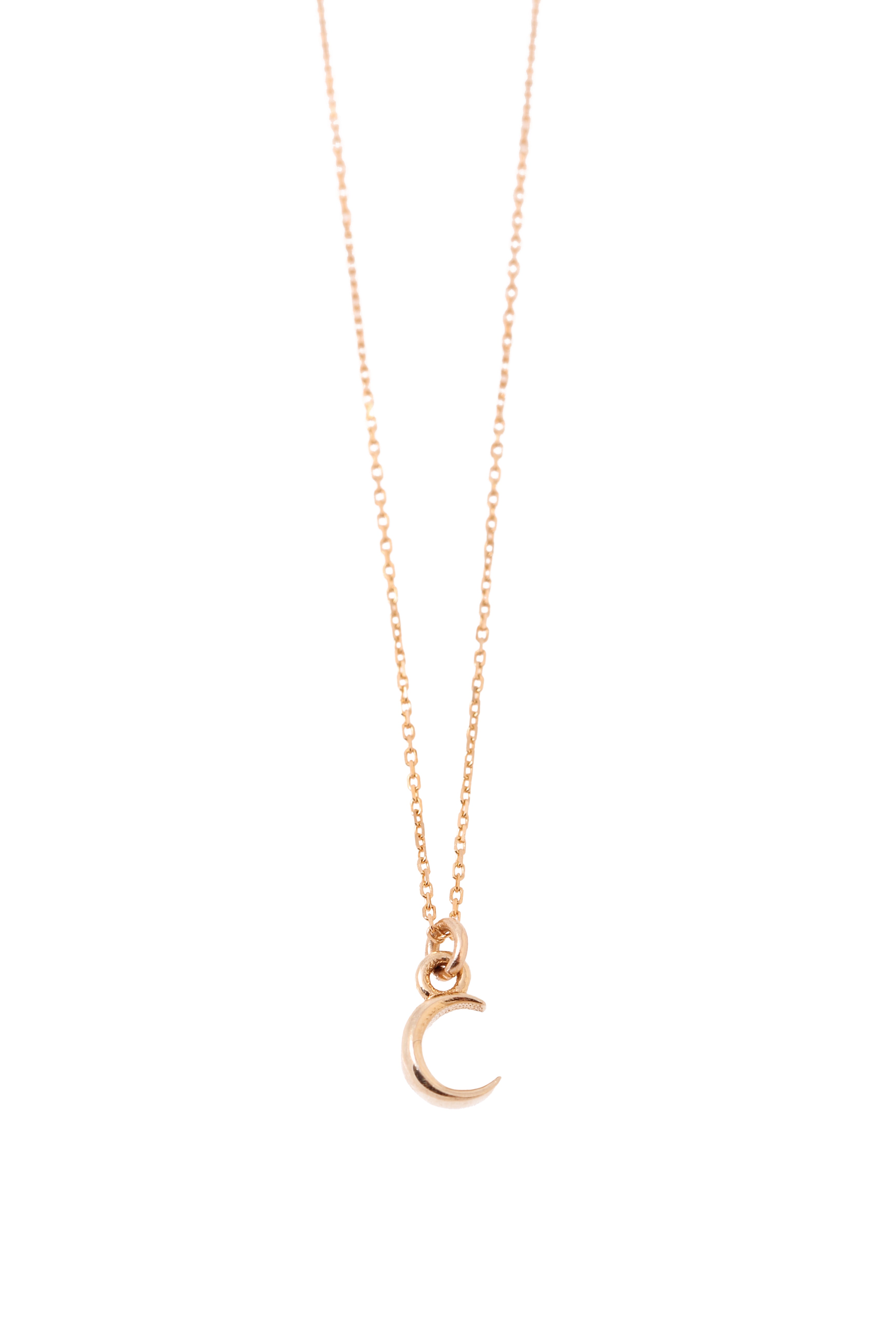 Itty Bitty Crescent Charm Necklace by Talon NECKLACE taloncresecent
