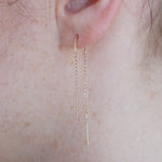 Horseshoe chain earrings - Melissa Joy Manning Jewelry