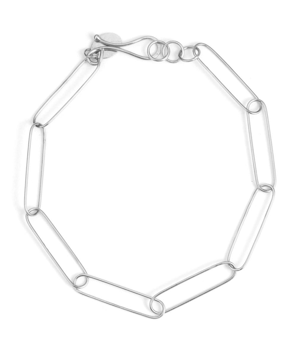 Handmade oval chain bracelet