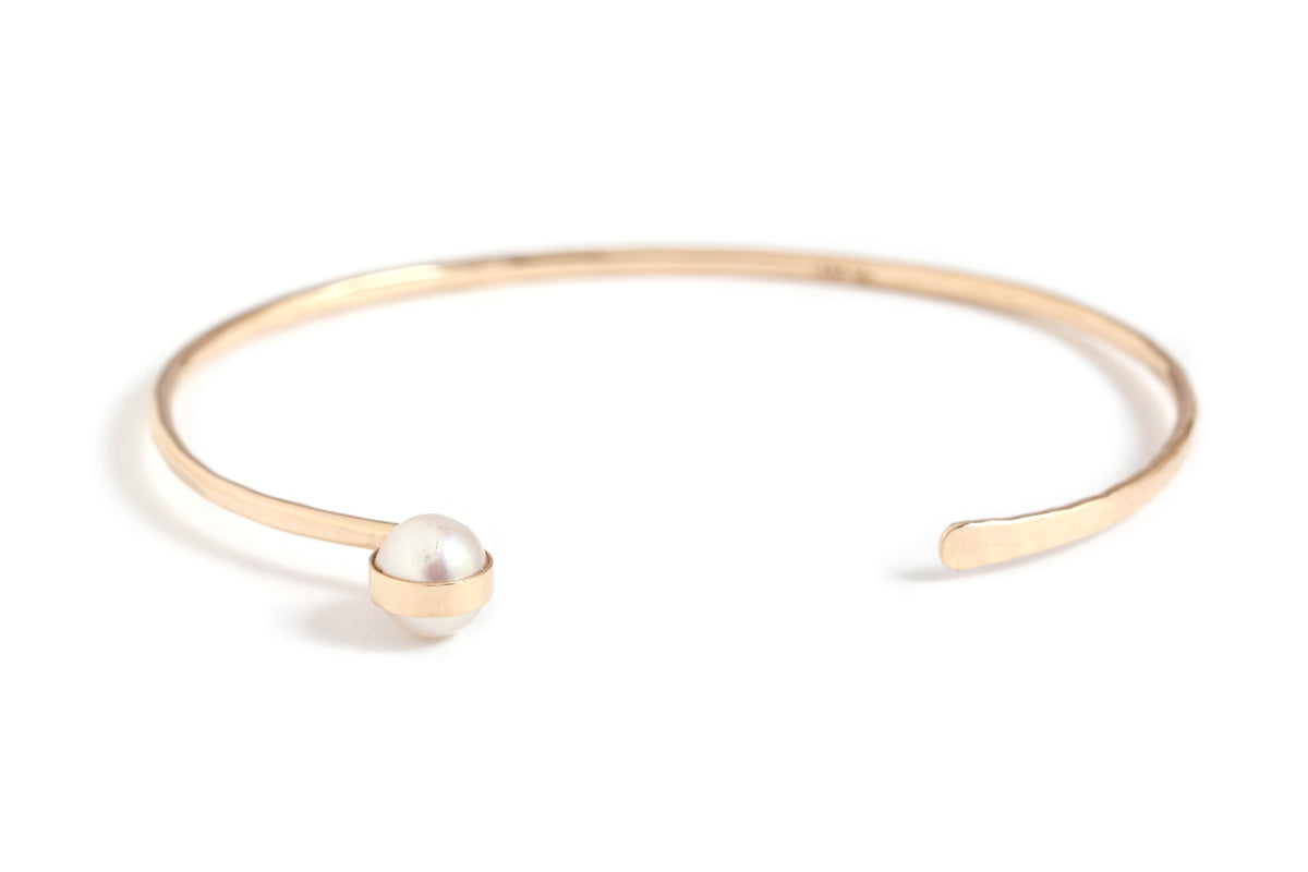 Pearl cuff bracelet