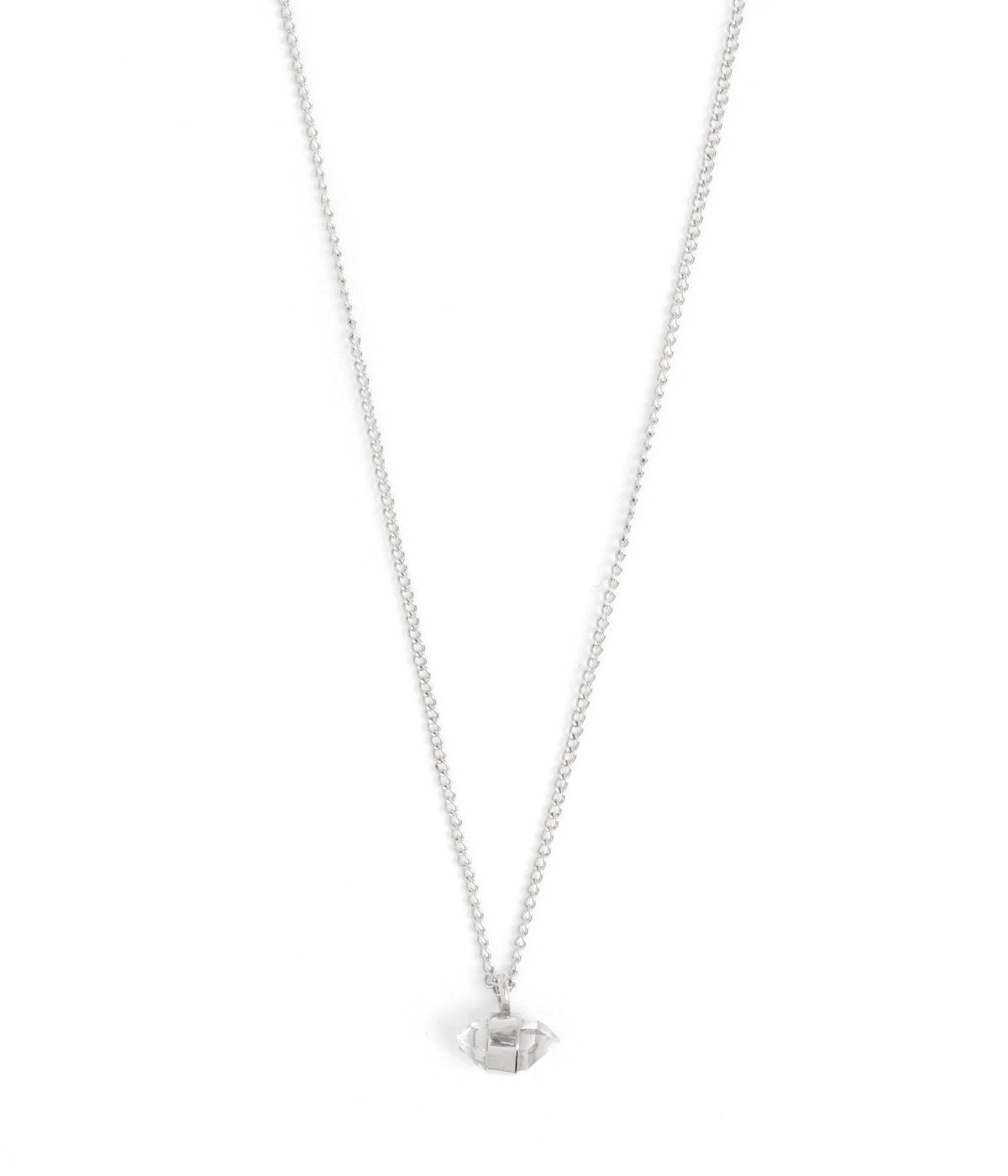 Single Drop Mini Herkimer Necklace