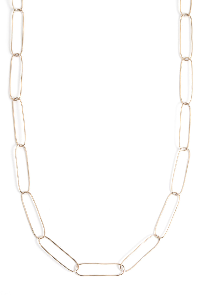 Paperclip Chain Necklace – Melissa Joy Manning Inc.