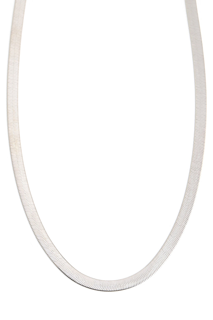 Silver Herringbone Chain - 5.4mm width