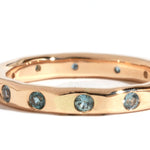 2mm Montana Sapphire Wedding Band - Melissa Joy Manning Jewelry