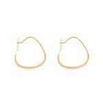 Small Triangle Hoops - 7/8 inch - Melissa Joy Manning Jewelry